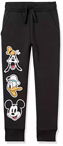 Boys and Toddlers Disney Mickey Mouse Fleece Jogger Sweatpants