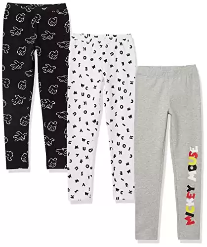 Girls and Toddlers Disney Mickey Mouse Leggings