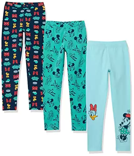 Girls and Toddlers Disney Mickey Mouse Leggings