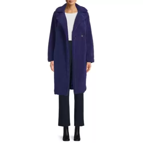 Mark Alan Women's and Women's Plus Size Oversized Teddy Coat